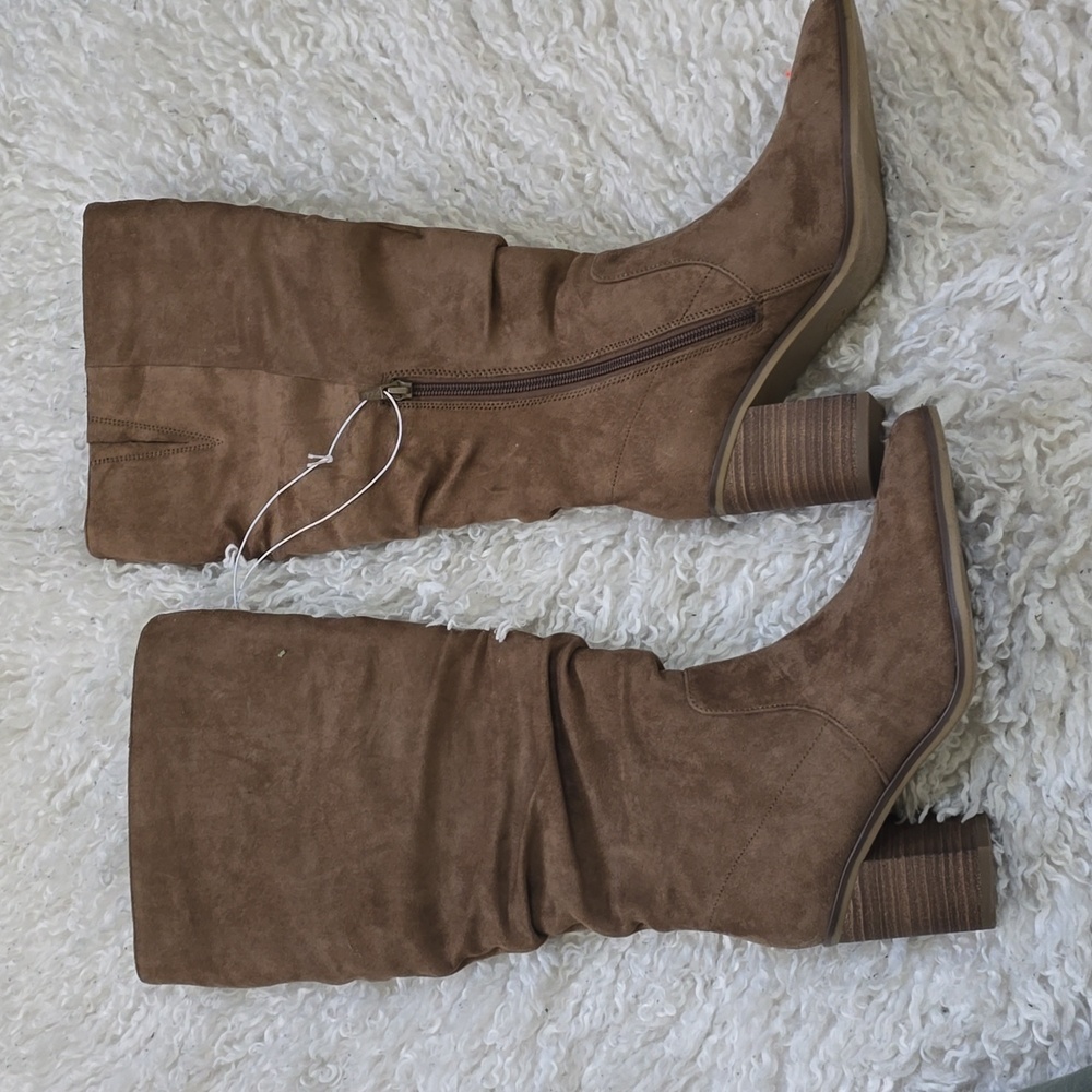 Brown Suade Boots